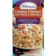 Milton's Creamy Chicken With White & Wild Rice: Calories, Nutrition Analysis & More | Fooducate