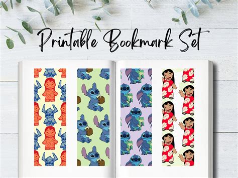 Lilo and Stitch Bookmark Printable Bookmarks Printable - Etsy Ireland