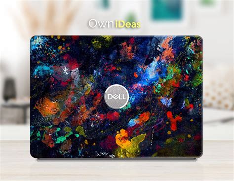 Laptop Skin Dell Inspiron 7000 Laptop Skin Unique Design Abstract Oil ...