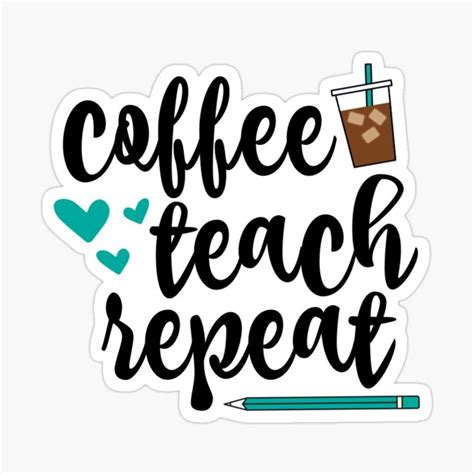 "teacher" Sticker for Sale by stickersbycare | Teacher stickers ...