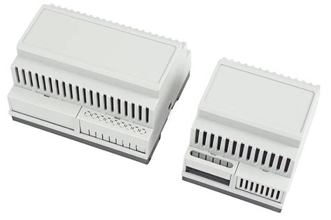 DIN Rail Mounted Enclosures (1597DIN Series) - Hammond Mfg.