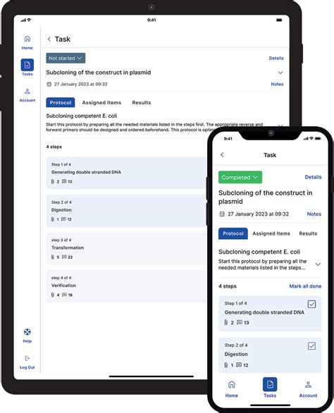 ELN Mobile App - The best way to bring notes to your lab bench