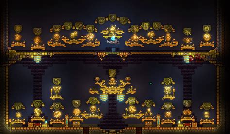 Luxurious Trophy Room : r/Terraria