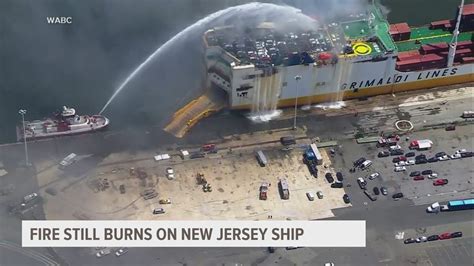 Cargo ship fire that killed 2 firefighters in New Jersey contained ...