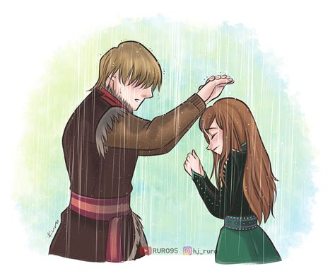 Kristoff and Anna, Frozen Fan art by RURO95 on DeviantArt