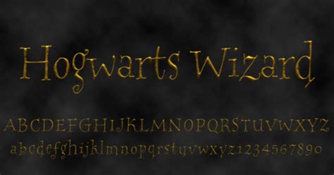 Fonts — Harry Potter Fan Zone