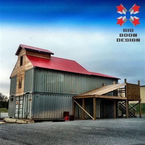 Shipping Container Barn Project in Tennessee | Big Boom Blog | Shipping ...