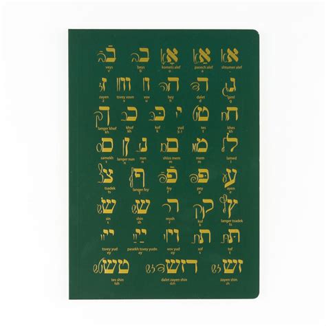 Yiddish Alphabet. Notebook. - Oshpitzin Museum