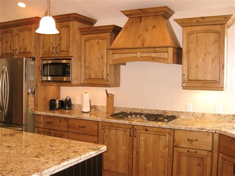 LEC Cabinets: Alder Kitchen with Bead Board Island