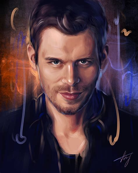 Klaus Mikaelson Printable Wall Art Digital Art the Vampire - Etsy