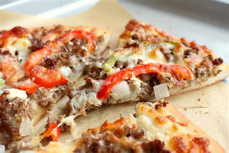 Philly Cheesesteak Pizza - Chocolate with Grace