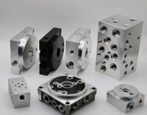 Aluminum Hydraulic Manifold Block made by Die Casting