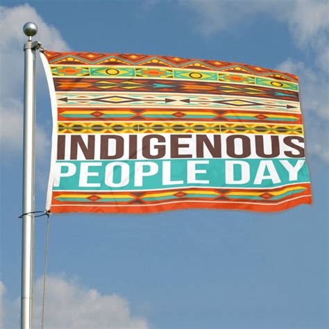 Indigenous People Day Flag Banner