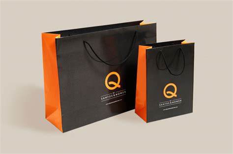 Quality Printed Luxury Paper Carrier Bags | Rope Handles | Any Design - PRINTCENTRE UK