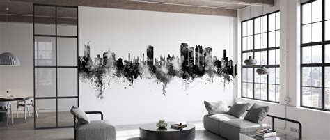 Birmingham Alabama Skyline – made-to-measure wall mural – Photowall