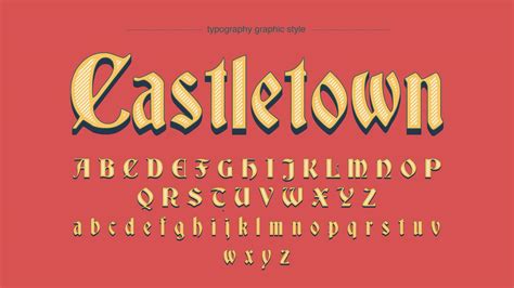 Old Script Medieval Calligraphy Font 691375 Vector Art at Vecteezy