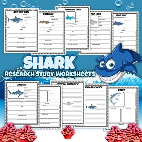 All About Sharks Research Study Writing Project with Multiple Subspecies – The Simplified Classroom