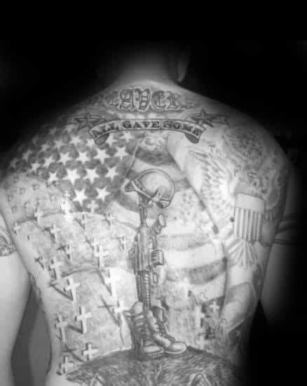 50 Fallen Soldier Tattoo Designs For Men - Memorial Ideas