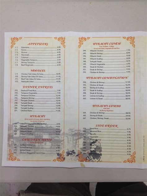 Menu at Panda Garden Restaurant, Paragould