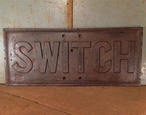 SWITCH Railway Sign | Artistic Industrial - Part 1