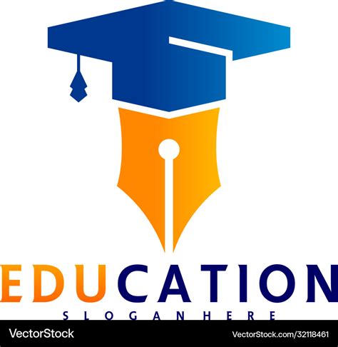 Education logo design template icon symbol Vector Image