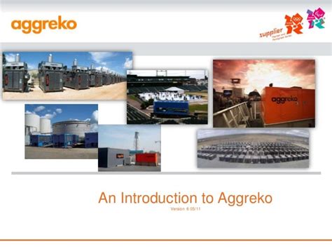 Aggreko Corporate Overview 2012