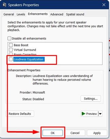 How to Enable and Disable Loudness Equalization on Windows