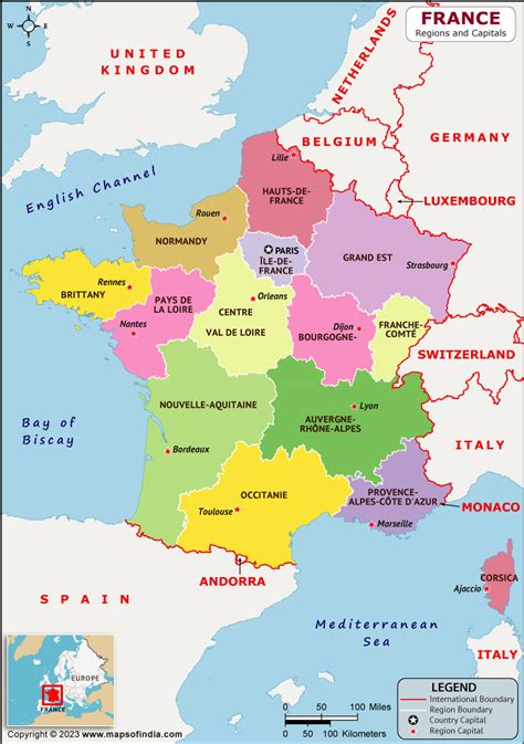 Capital Of France Map - Dulcea Konstance