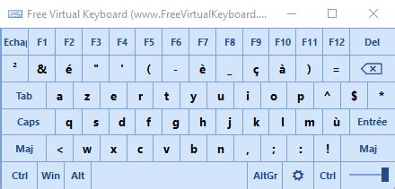 Clavier Virtuel Gratuit pour Windows