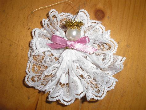 lace angel ornament | Christmas angel ornaments handmade, Christmas ...