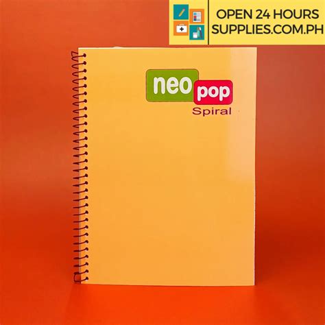 Notebook Neo Pop (Veco) Spiral Notebook 80Leaves Assorted Color - Supplies 24/7 Delivery