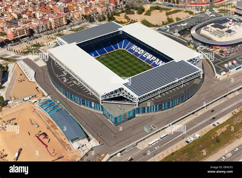 RCD Espanyol soccer stadium, Cornellà de Llobregat, Barcelona province ...