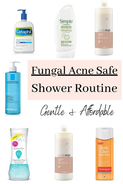 Fungal Acne Safe Shower Products & Routine