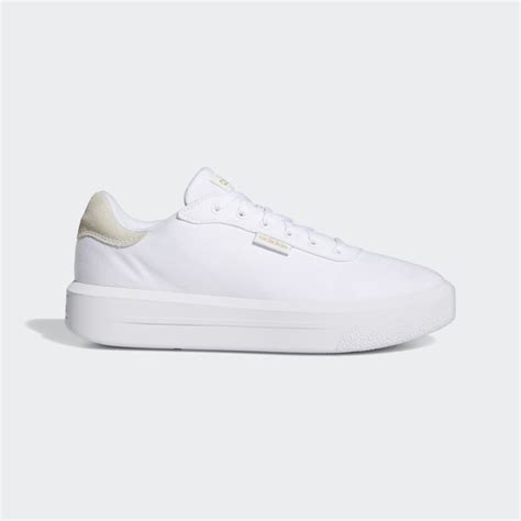 adidas Court Platform CLN Shoes - White | Women's Lifestyle | adidas US