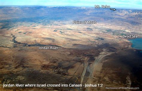 How wide and deep was the Jordan River where Israel crossed? | NeverThirsty