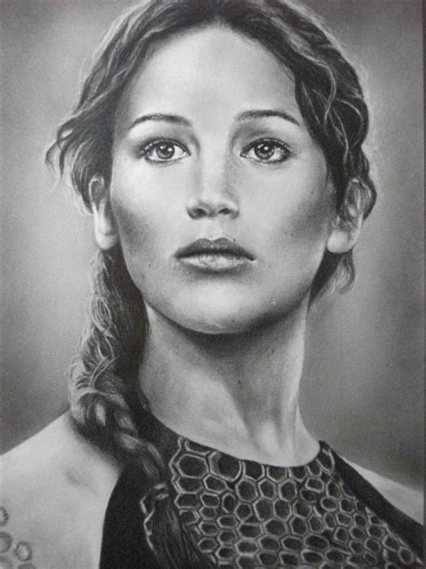 Katniss Everdeen drawing by KirstyPartridgeART on DeviantArt