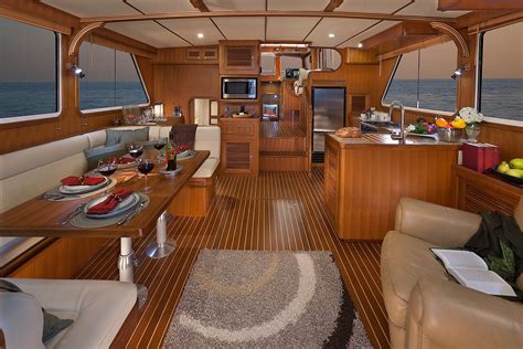 Helmsman Trawler Yachts | Yacht interior decor, Boat interior design ...