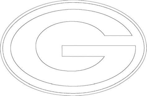 Green Bay Packers logo coloring page - Free coloring pages