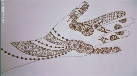 Mehndi drawing easy I Beautiful art and craft | viral art channel ...