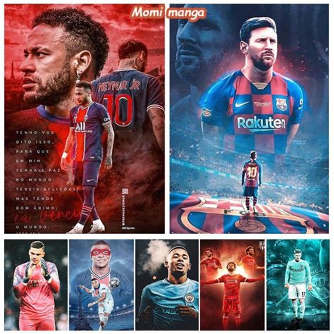 Poster Cầu Thủ Bóng Đá Câu lạc Bộ Dán Tường Cực Đẹp, Poster Bóng Đá Neymar Messi Ronaldo Ms: 114 ...