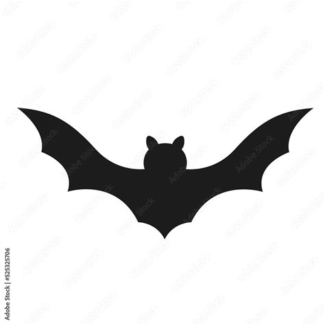 Bat web vector flat emoticon. Isolated bat web emoji illustration. Bat ...