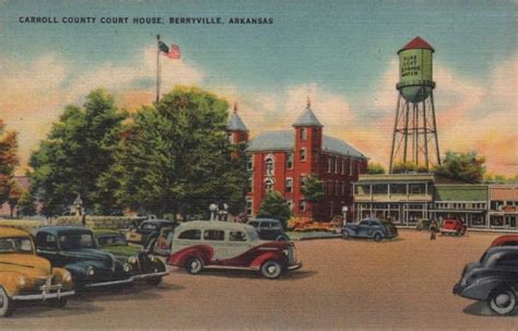 Berryville Square, in Berryville, Arkansas Histoic Town Square