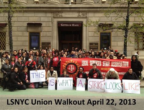 Union Walks Out on Half-Day Strike | Legal Services Staff Association ...