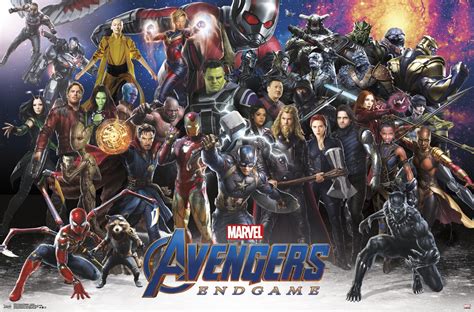 Avengers: Endgame - Lineup Poster - Walmart.com