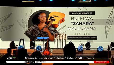 Video: Memorial service of South Africa's music icon Zahara - MyJoyOnline