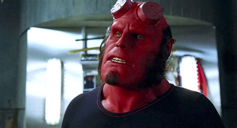 Hellboy Ron Perlman Face