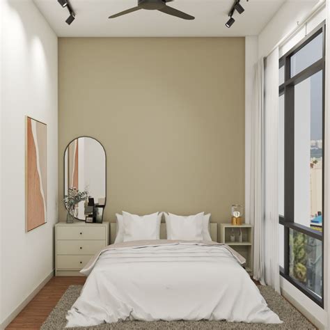 Minimalist Bedroom Wall Paint Colour | Livspace