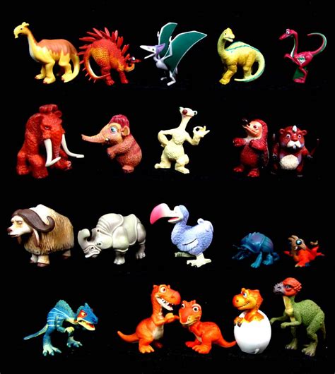 20Pcs./set Ice Age Movie Mammoth dinosaurs mole Animal Action Figures Toys | eBay