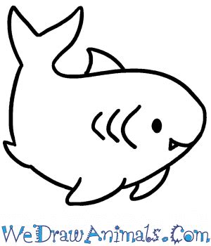 How To Draw Baby Shark Easy