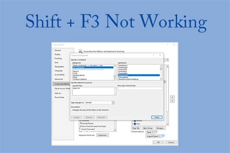 5 Ways to Fix the Shift + F3 Not Working Issue